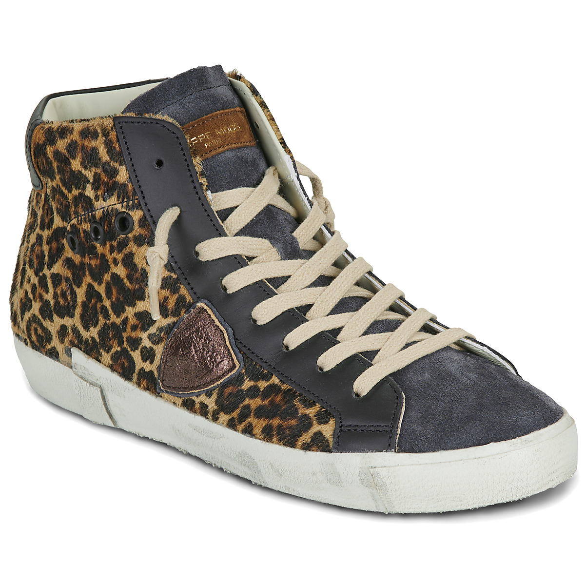 Philippe Model - PRSX HIGH WOMAN - Black / Leopard