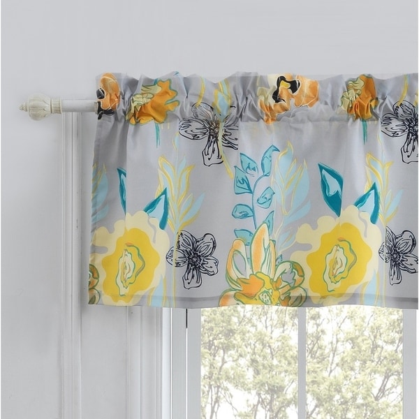 Greenland Home Fashions Watercolor Dream Window Valance