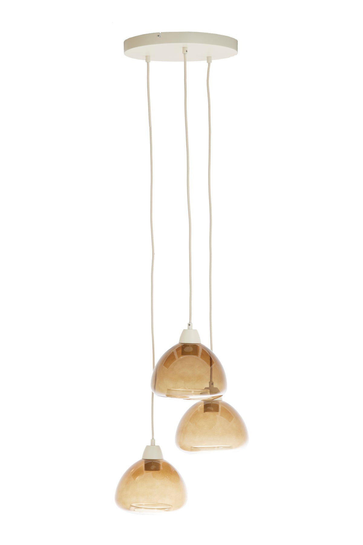 Light & Living hanglamp BISHO - bruin - Ø30x14cm