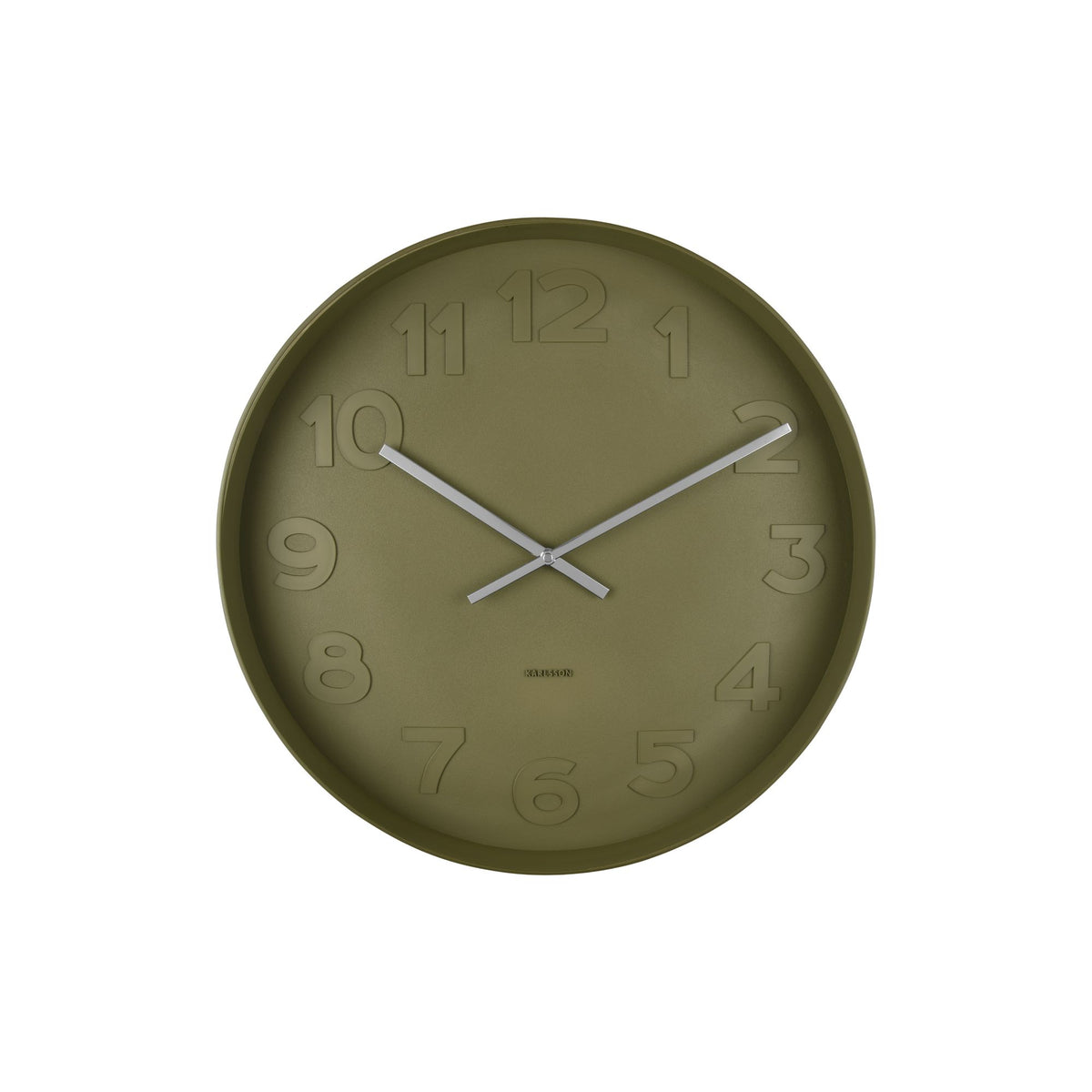 Karlsson wandklok Mr. Green - groen - Ø51cm