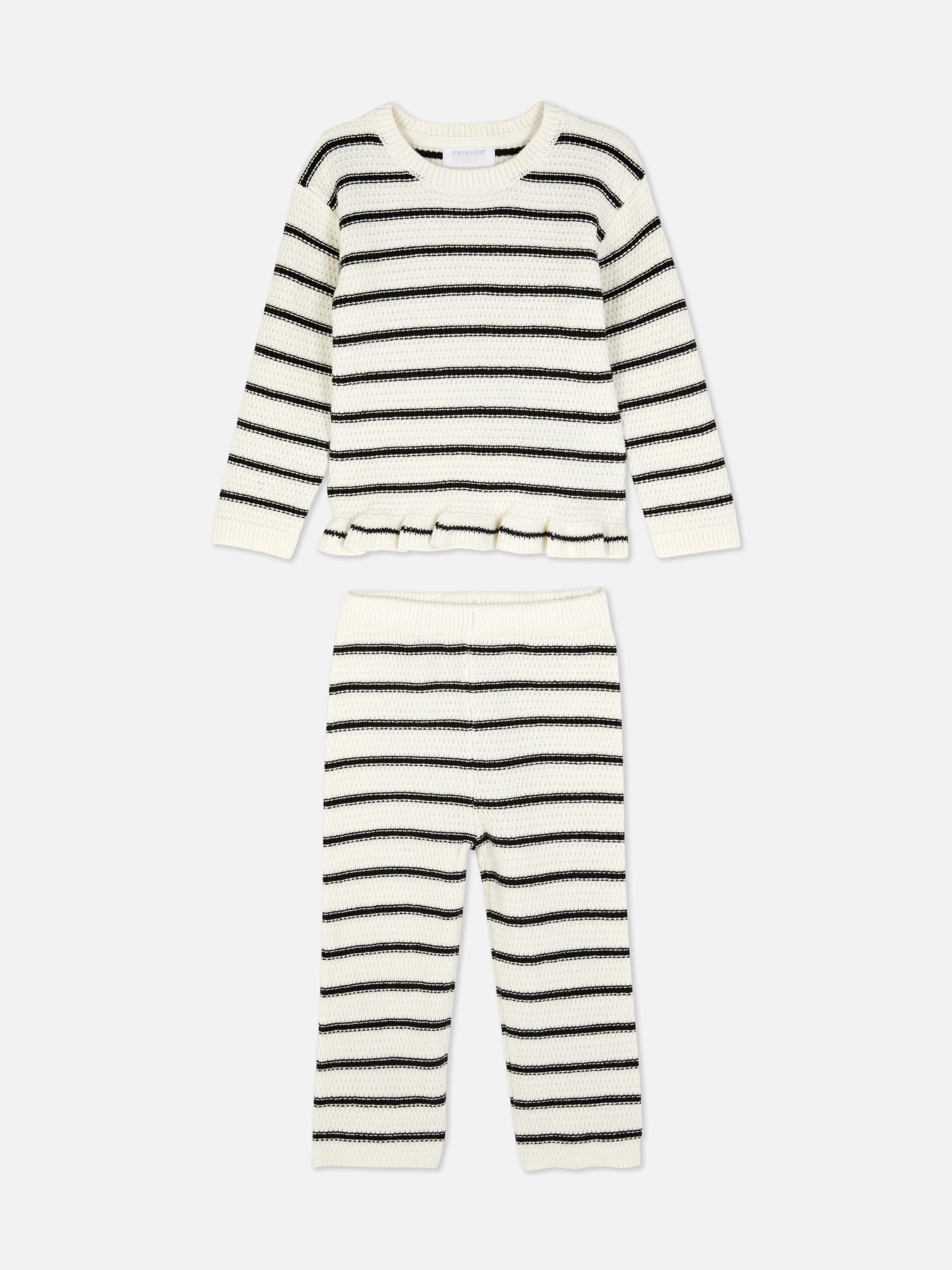 0-36mths | Crochet Sweatshirt and Leggings Set