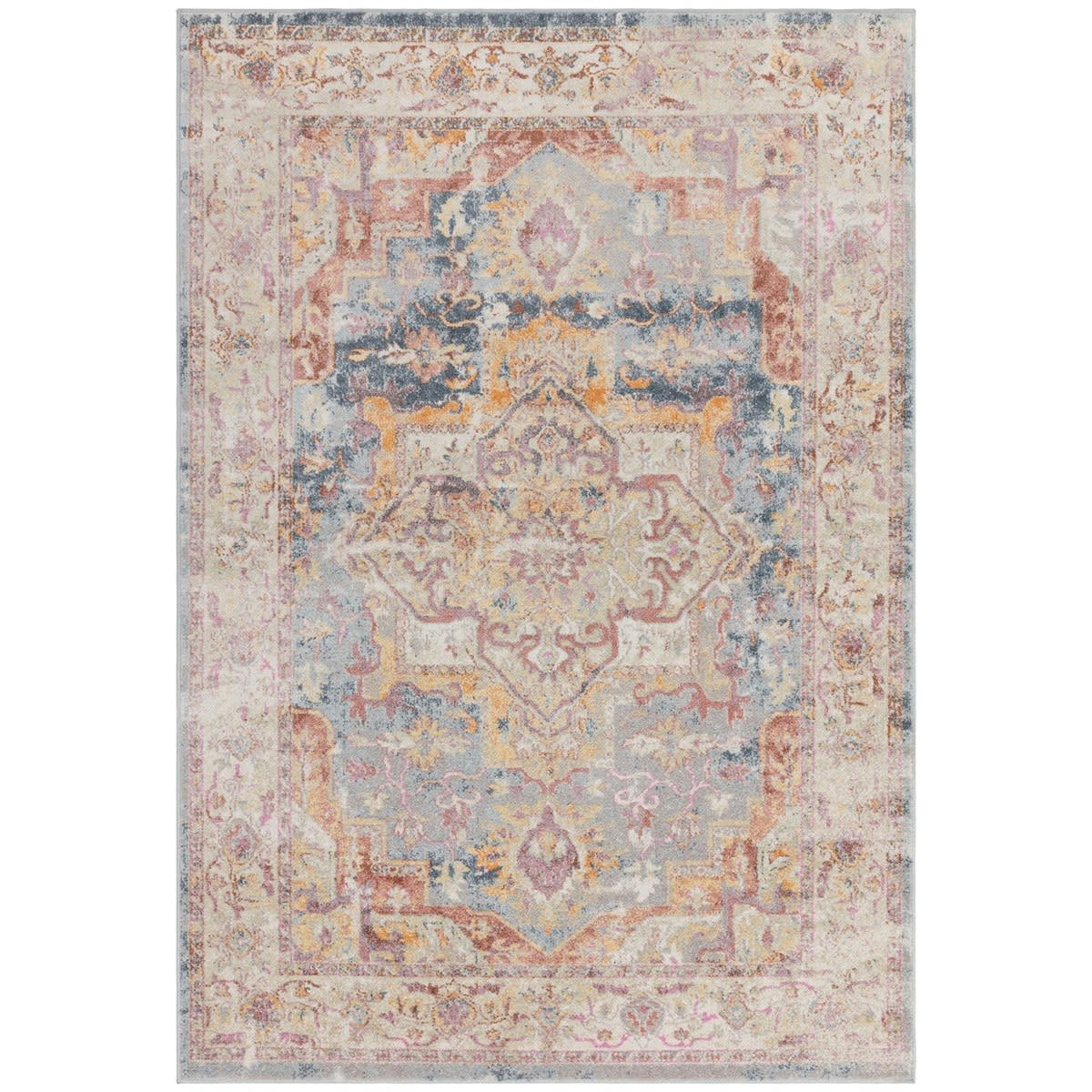 ZINA - Tapis de salon en Polypropylène Multicolore 160x230 cm