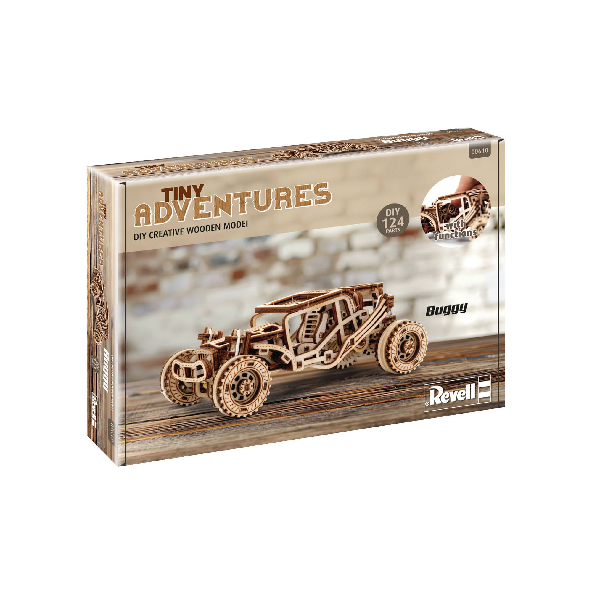 Revell Tiny Adventures Buggy Wooden Model Kit