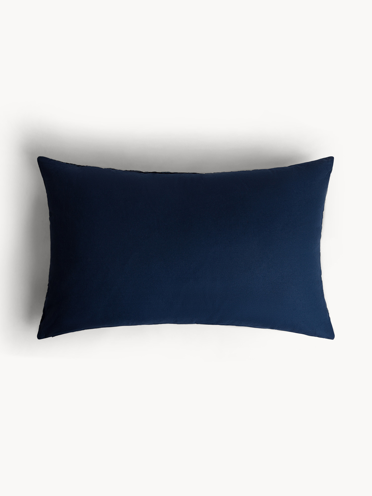 Cuscino 45x65 cm in ciniglia ricamo floreale