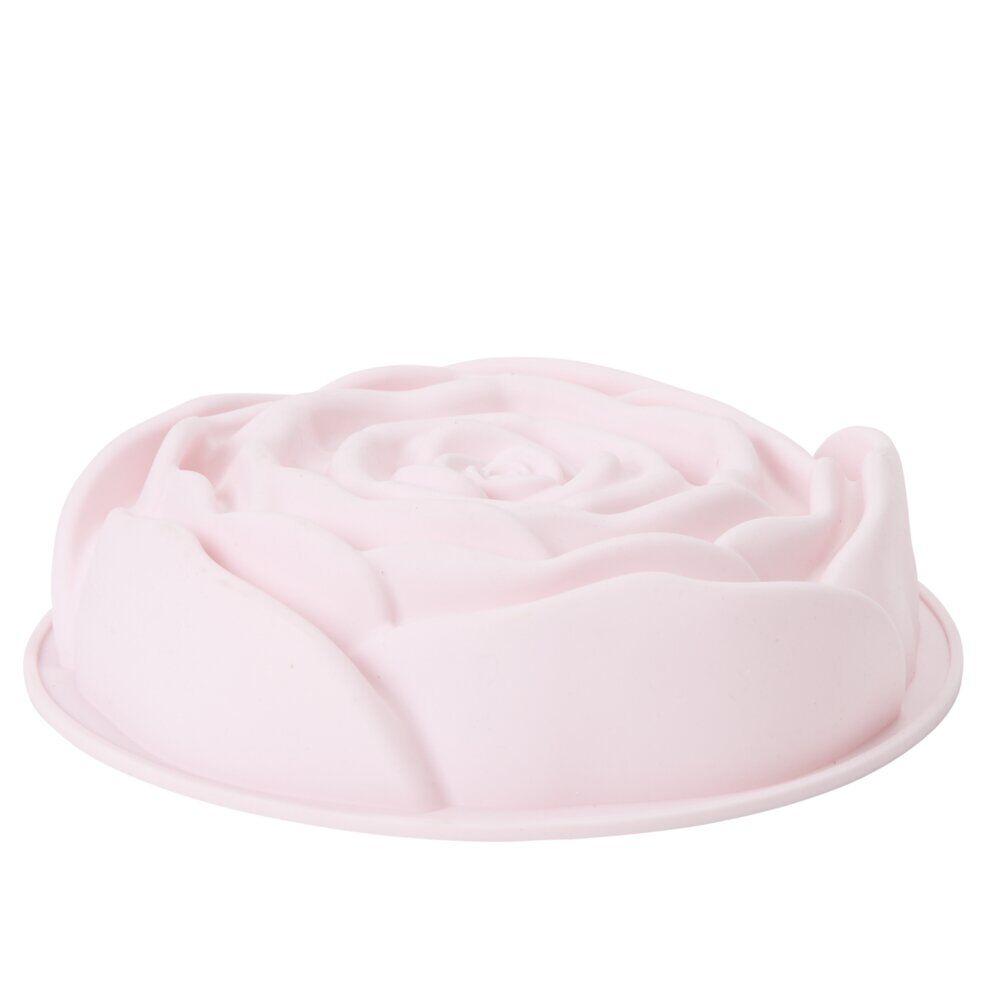Moule à gâteau silicone fleur forme rose Ø24,5cm