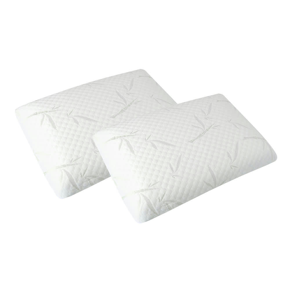 BELLECOUR - Lot de 2 oreillers 40x60   Mémoire de forme s