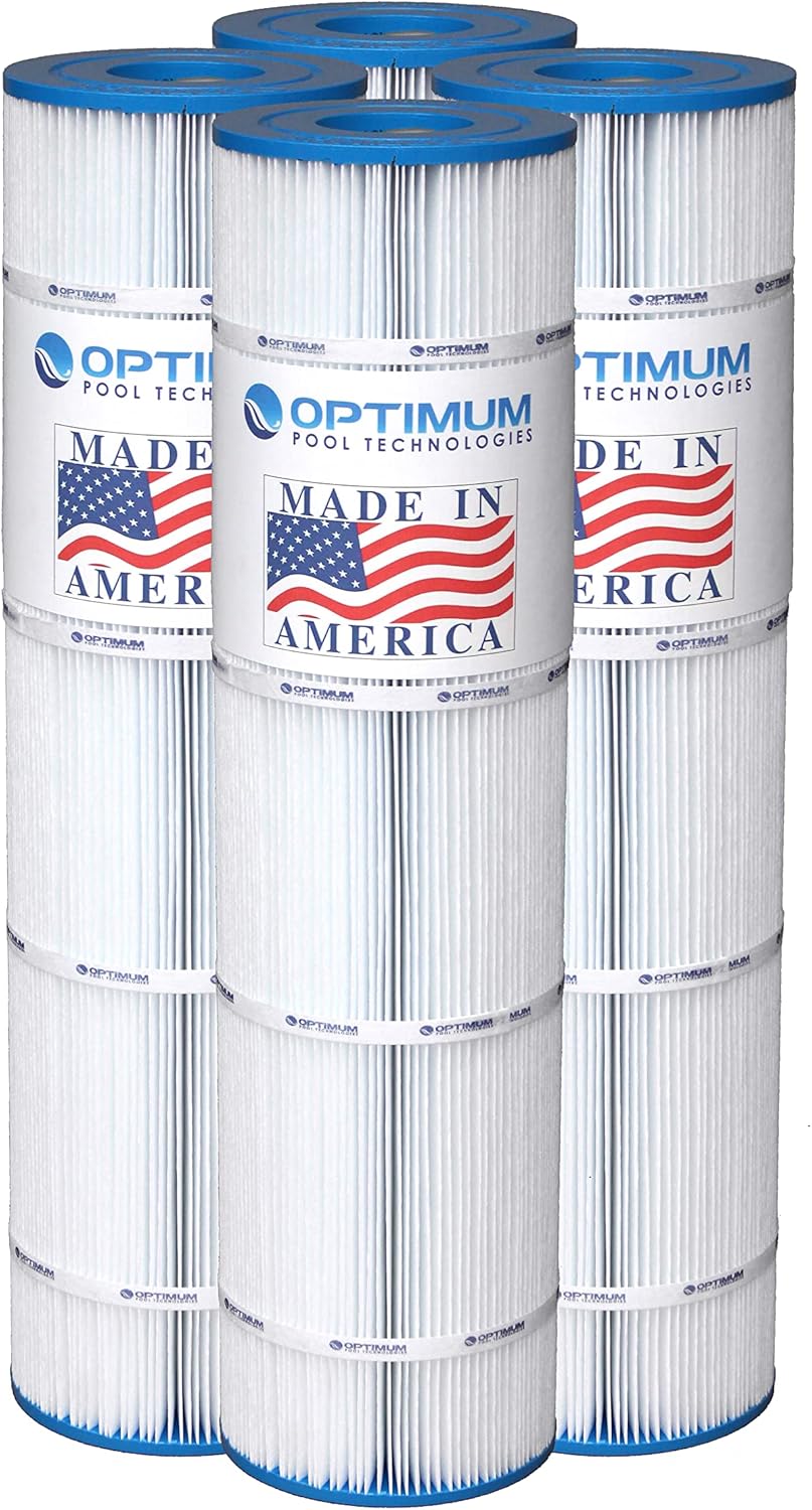 Optimum Pool Technologies® Pool Filter 4-Pack  Compatible Replacement for Pentair® Clean & Clear Plus 420 178584  R173576  Unicel C-7471  Pleatco PCC105  & Filbur FC-FC-6470  FC-1977 Filter Cartridges