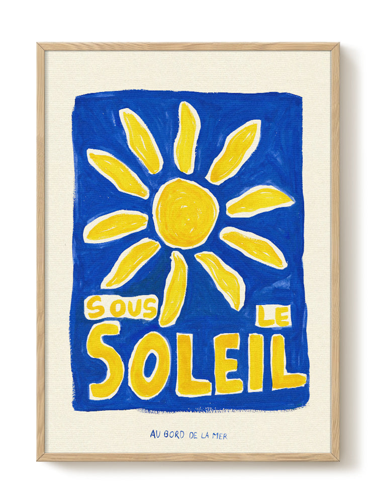 Abbie Franks - Sous le Soleil - PSTR studio Kunst Poster
