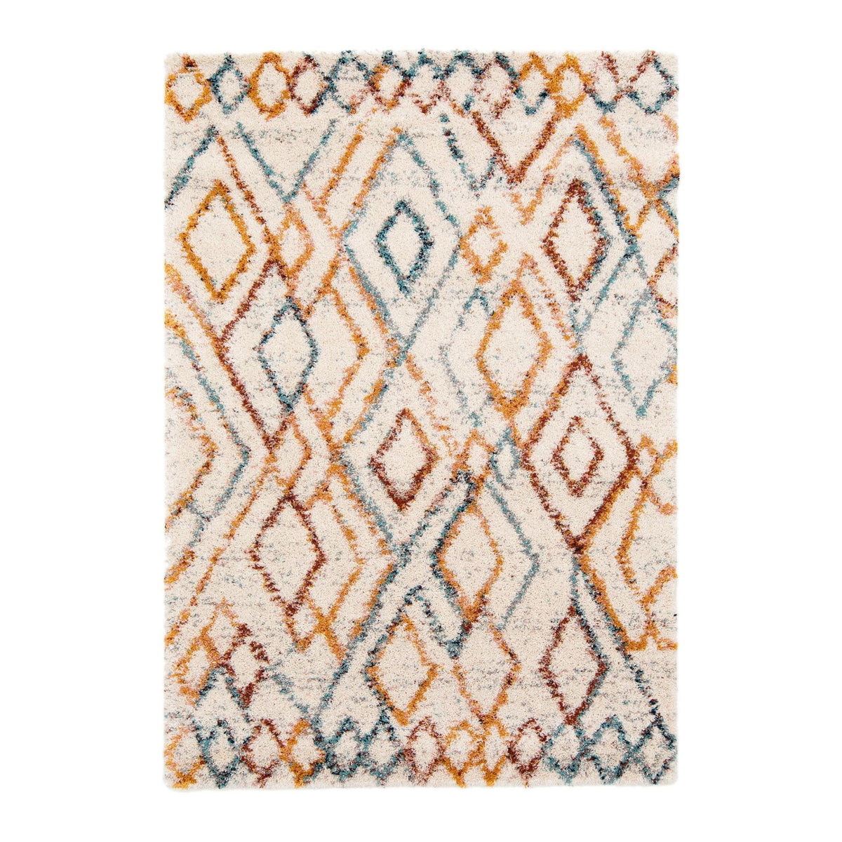 AFK Living vloerkleed Djemaa - shaggy - veelkleurig - 120 x 170 cm