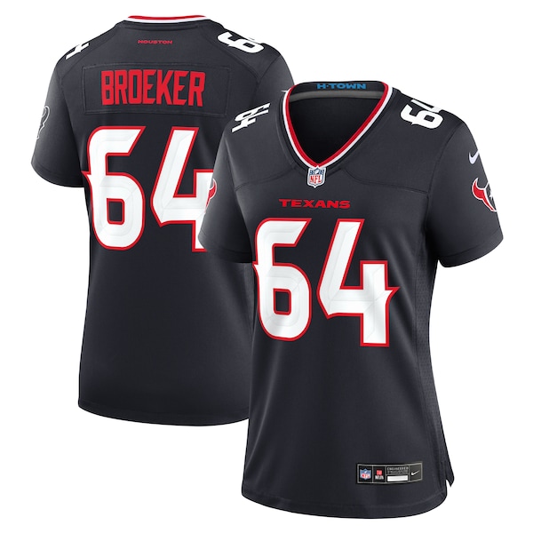 Nick Broeker Houston Texans Nike Women's Team Game Jersey -  Navy