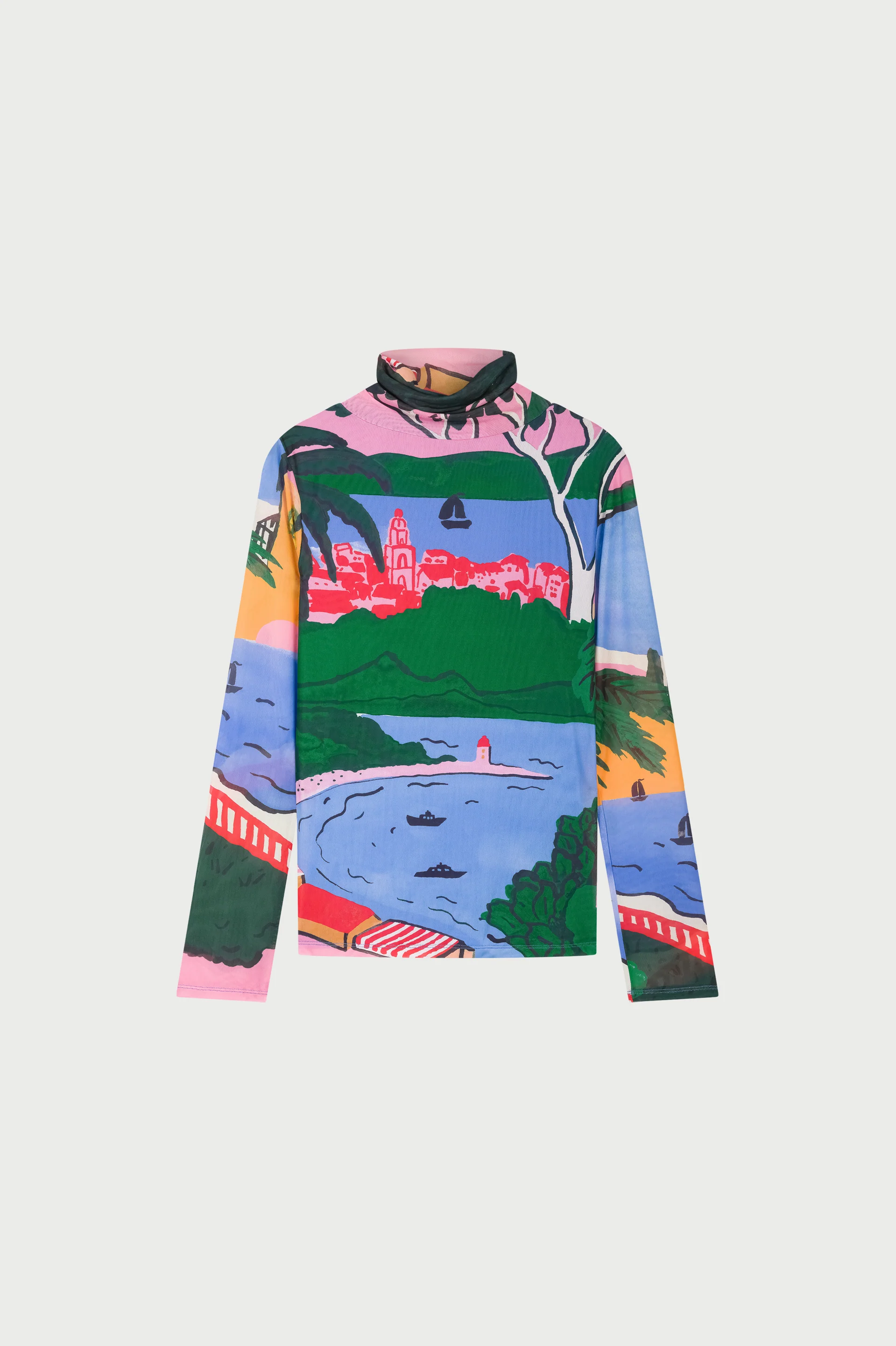 Jane Top | Marina Blue/Evergreen