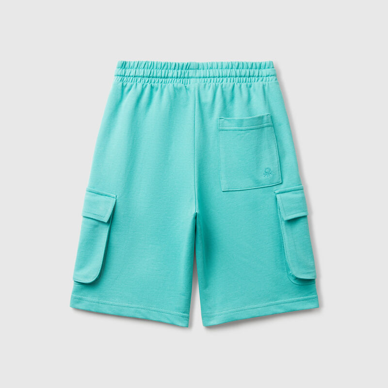 Cargo shorts in light sweat fabric