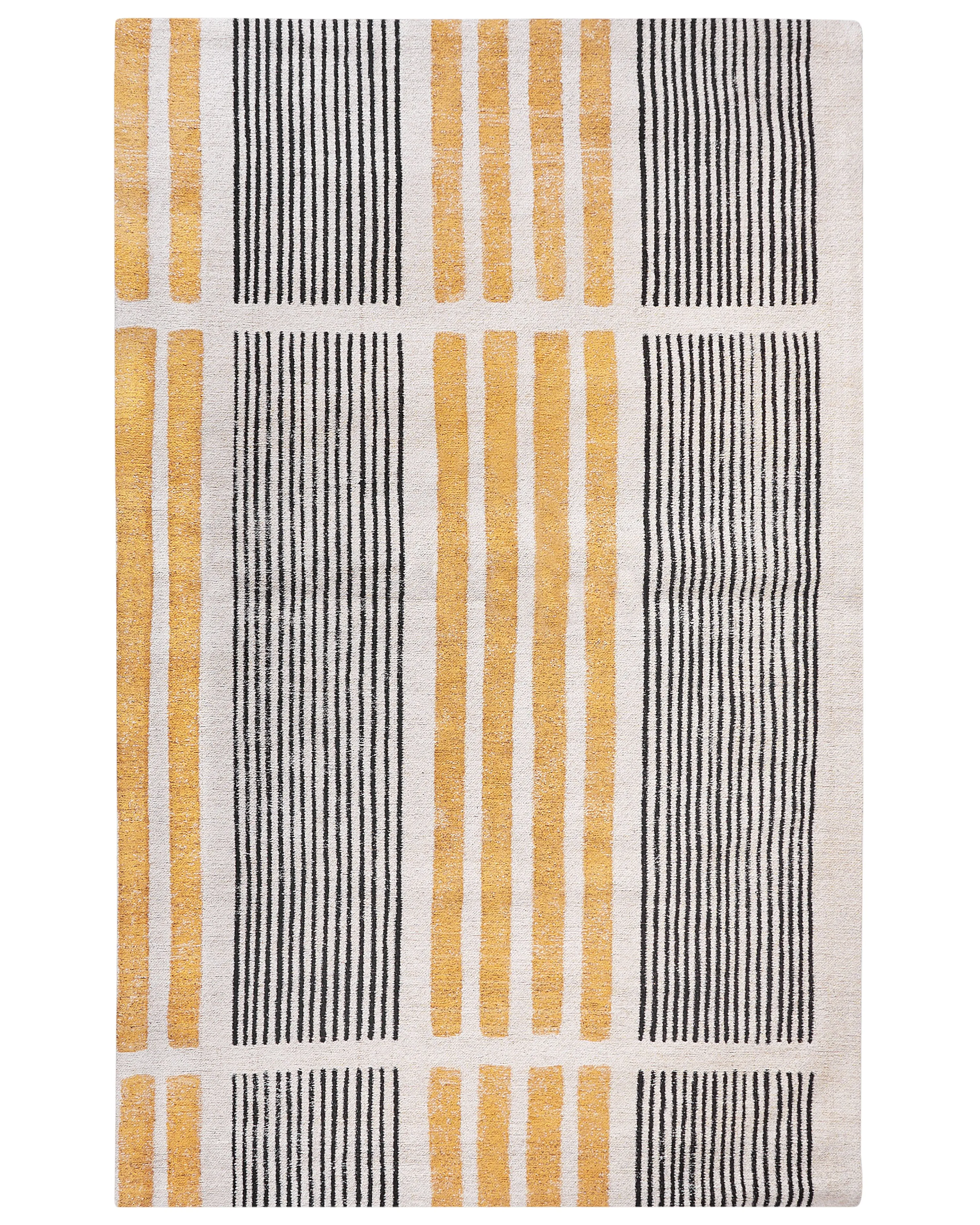 Rug KATRA Beige 140 x 200 cm Cotton