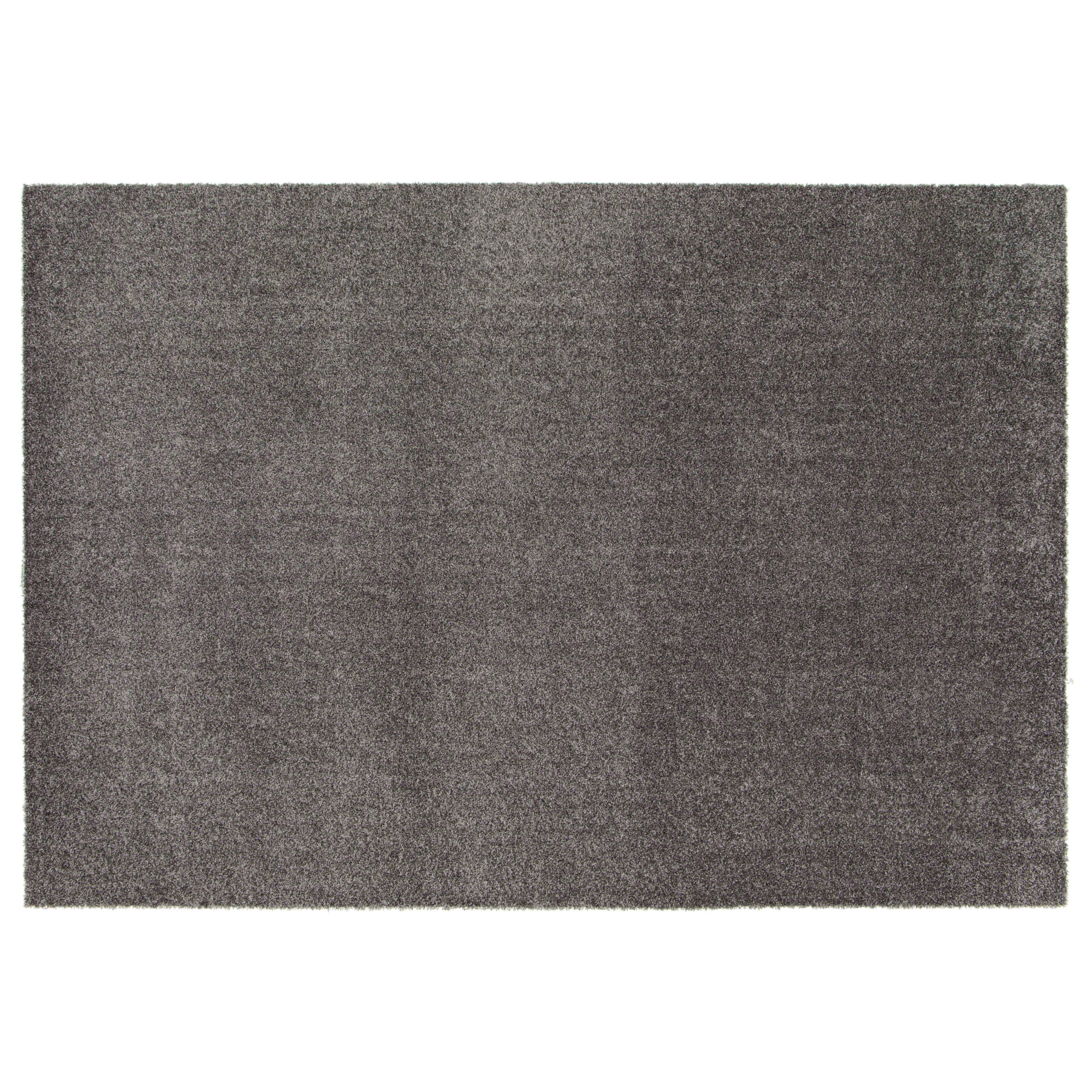 SISU - Tapis uni à poils longs en polypropylène 160 x 230 cm gris