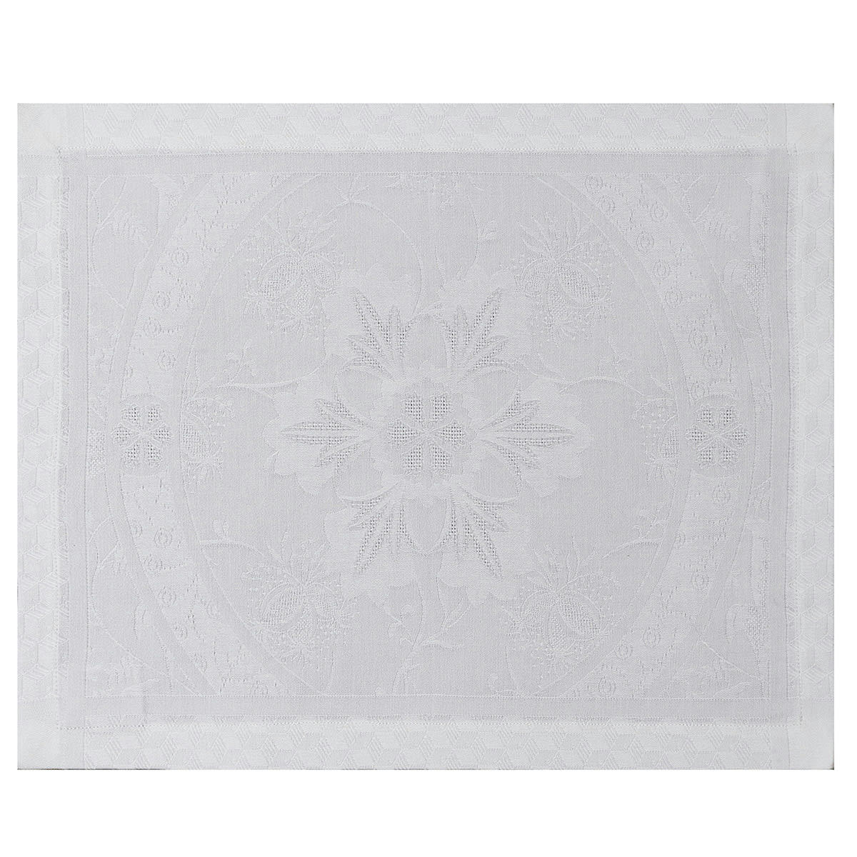 DUCHESSE - Set de table en coton blanc 50 x 36