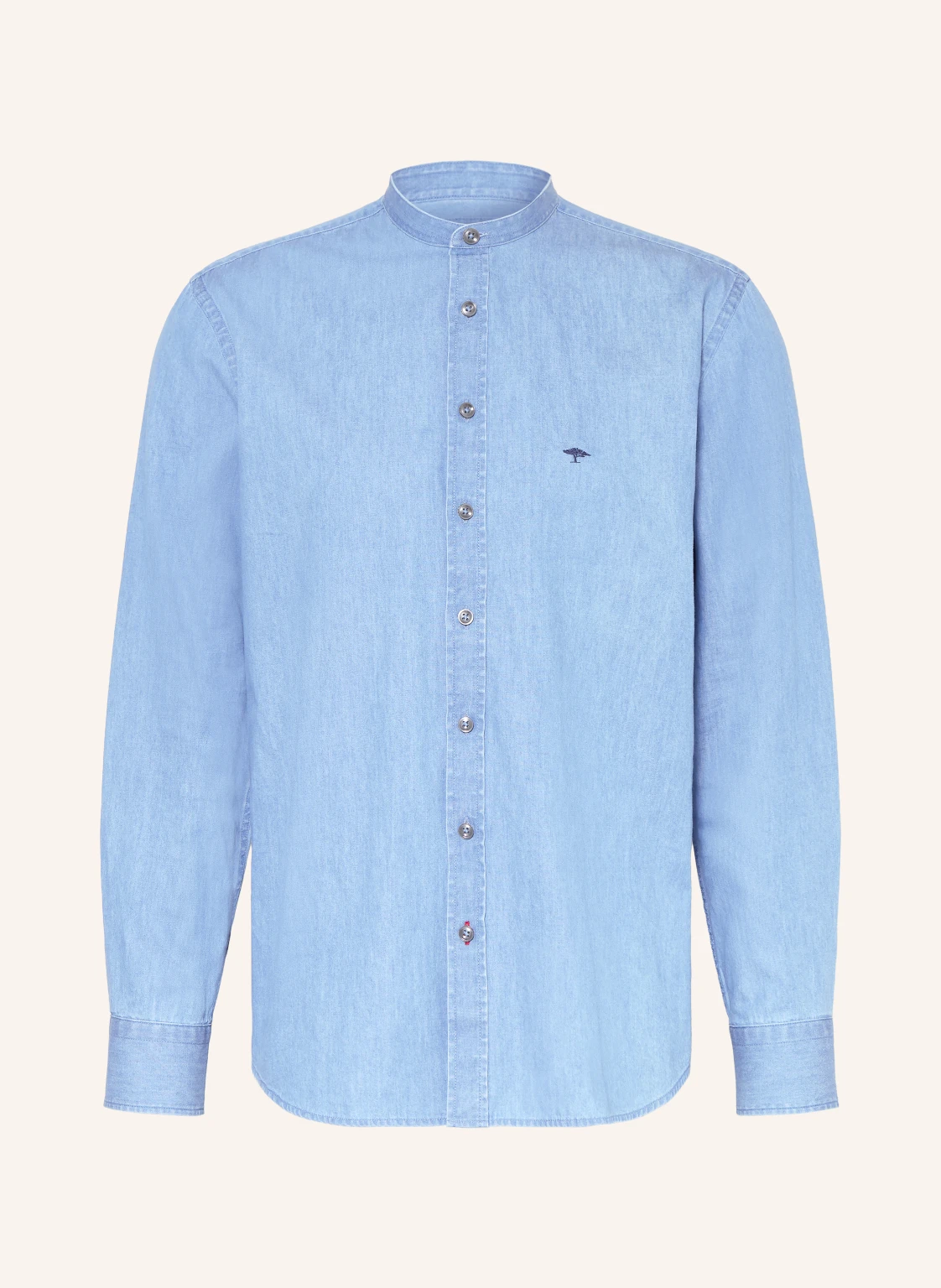 FYNCH-HATTON Jeanshemd Regular Fit mit Stehkragen