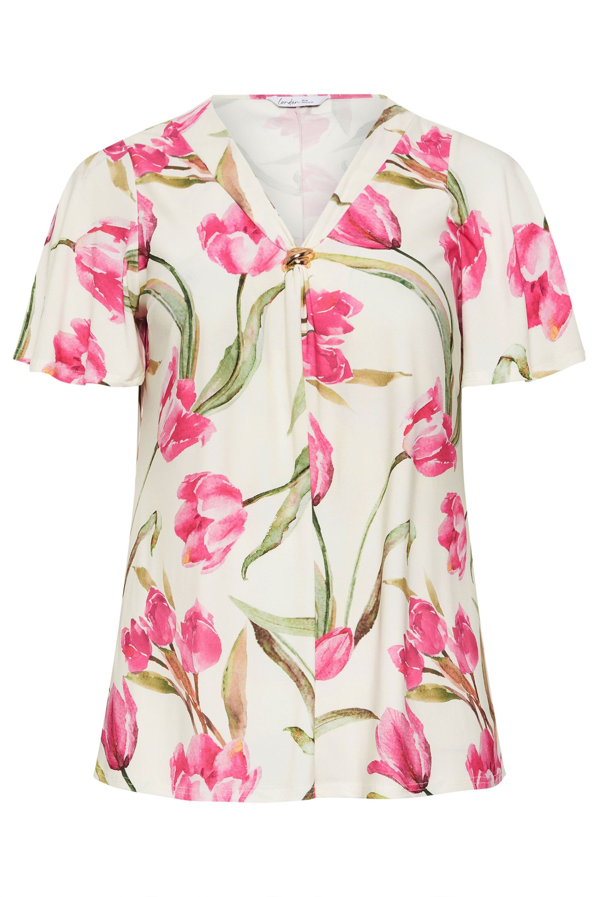 Yours Floral Buckle Swing Top