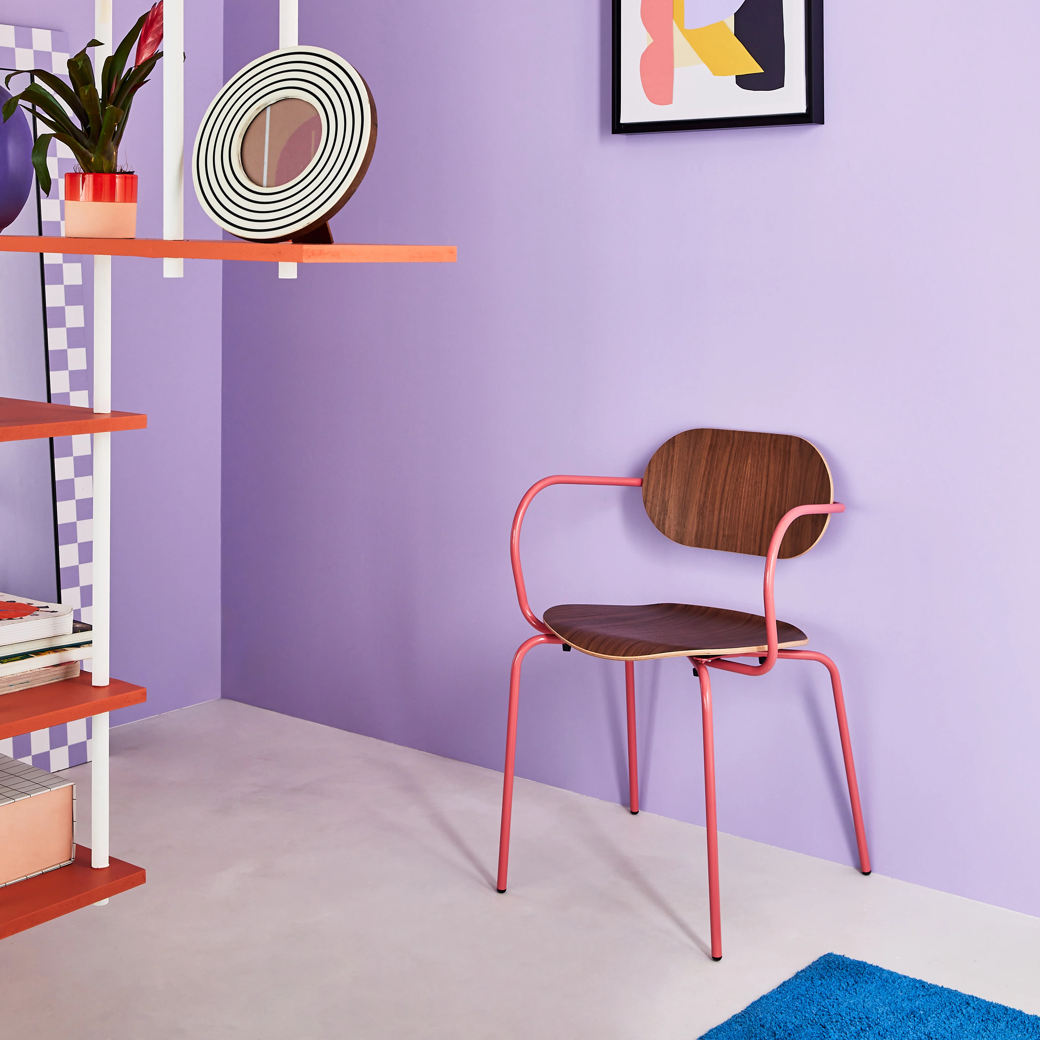 4MURS Papier peint intissé OPAL coloris parme