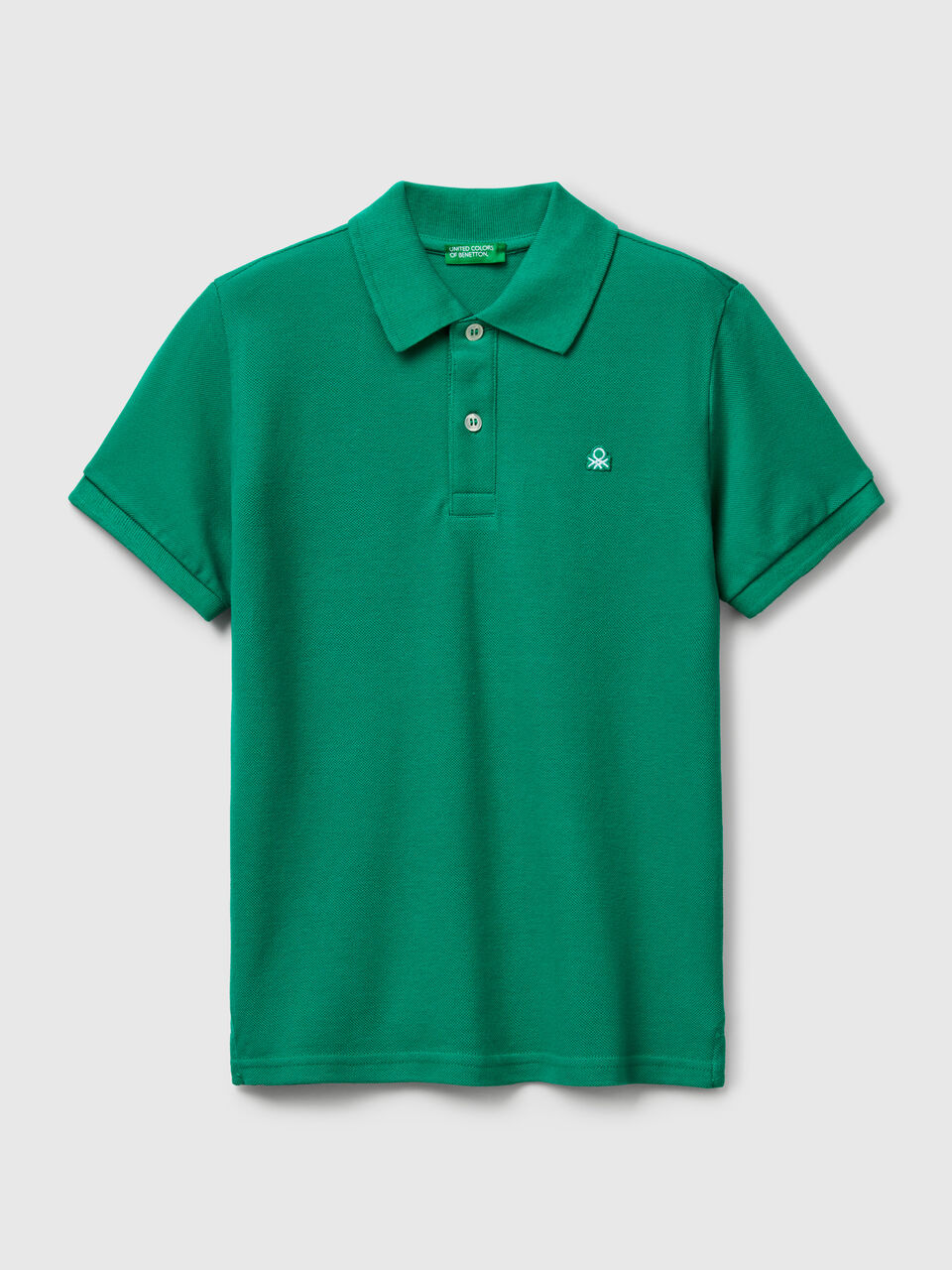 Slim fit polo in pure cotton