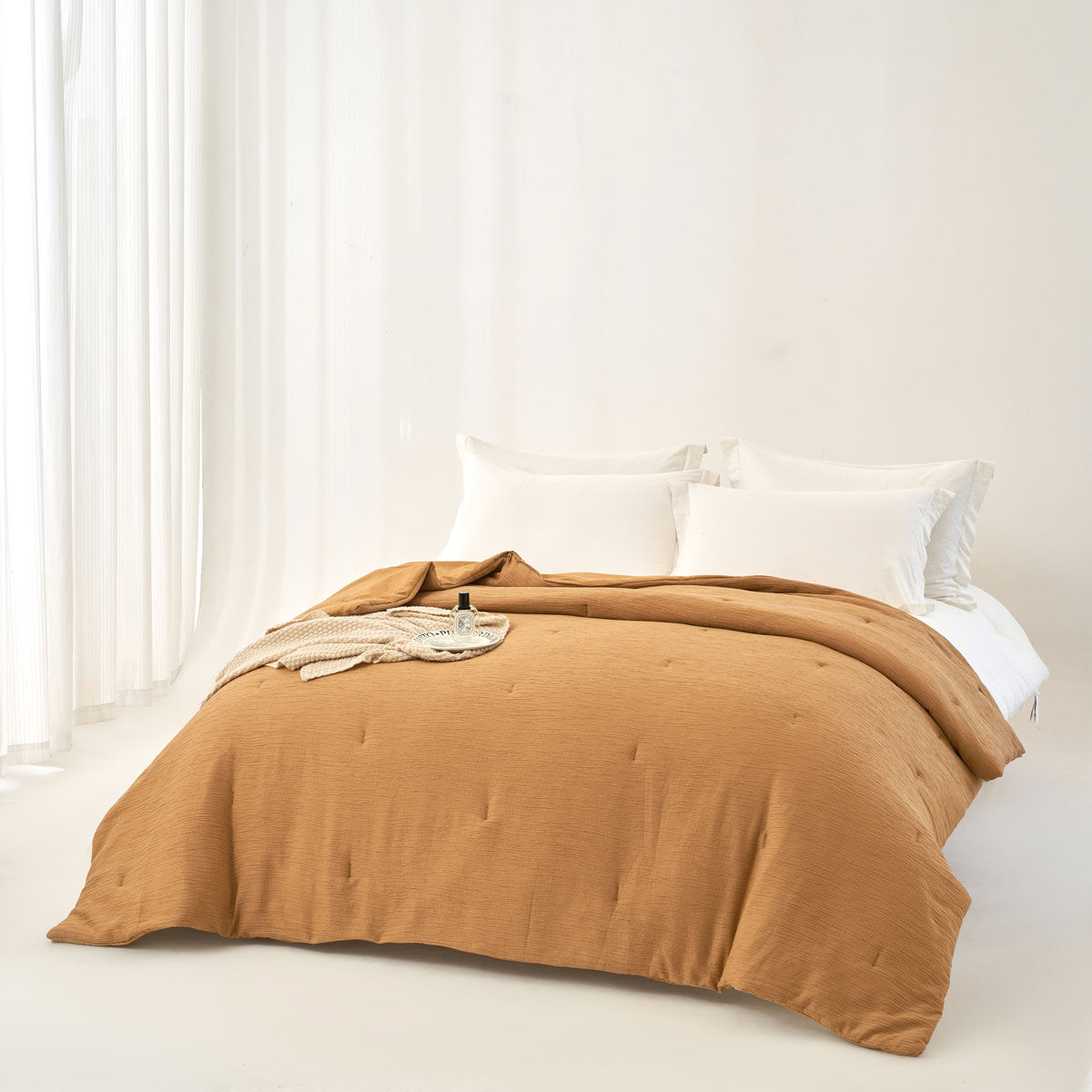 Edredão CLEO ocre 220x240cm