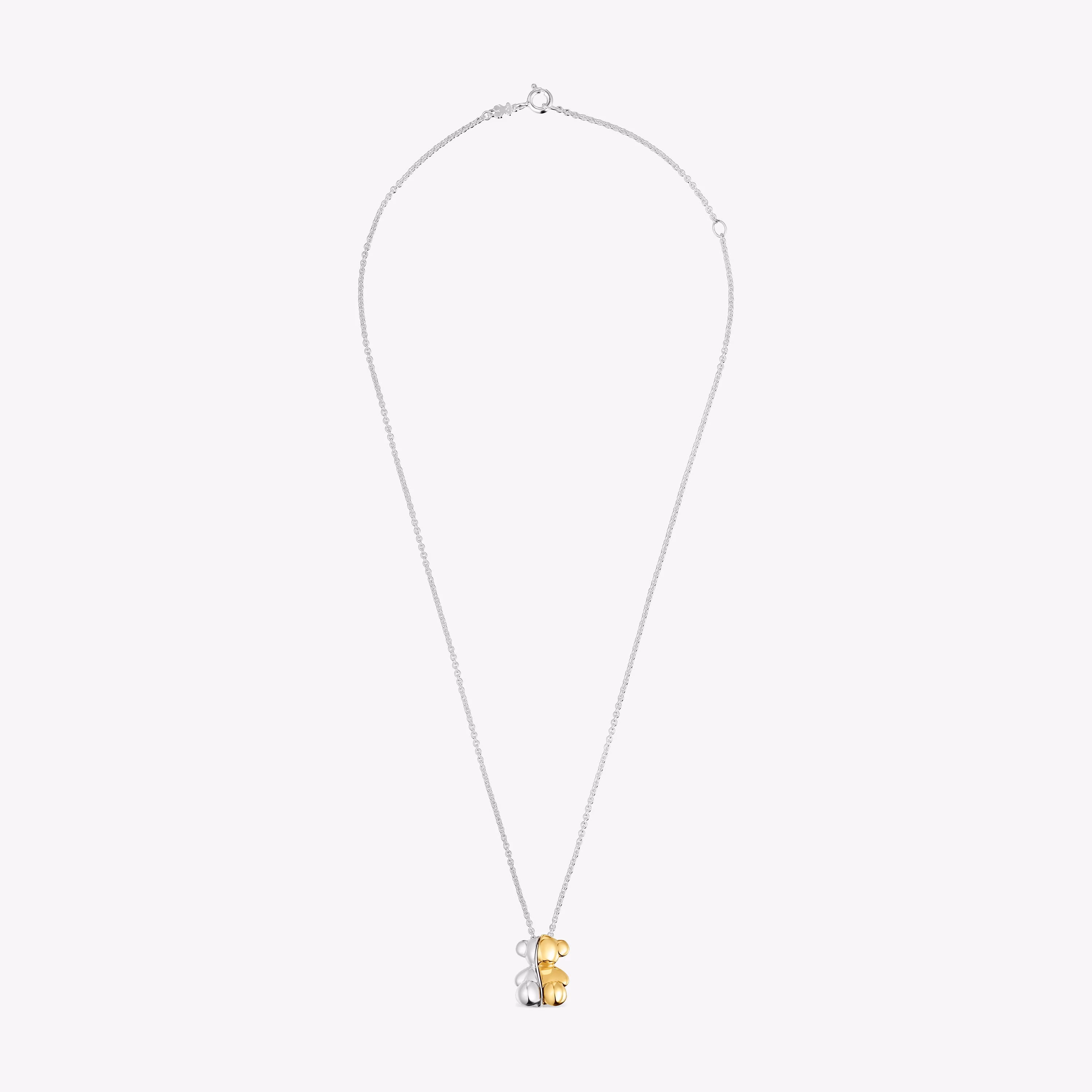Collar corto doble oso bicolor My Other Half