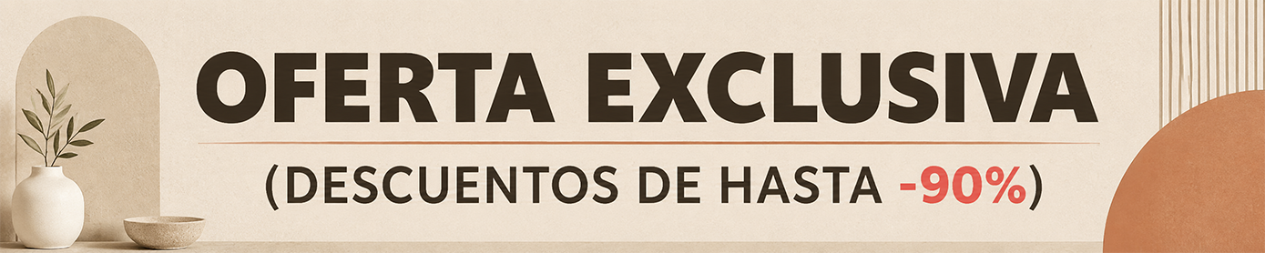 Oferta especial de primavera - Hasta -90% - Entrega gratuita a domicilio
