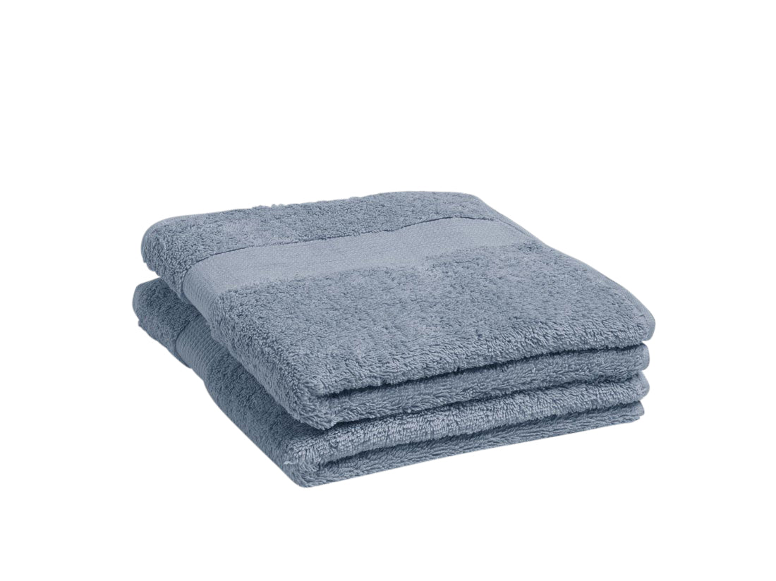 Yumeko handdoeken Terry - faded blue - 50x100 - 2 st