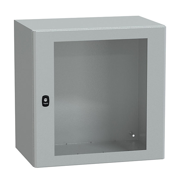 Nsys3d6640t Coffret Métallique étanche Ip66 - 600x600x400 - Porte Vitrée - Spacial S3d - Schneider Electric