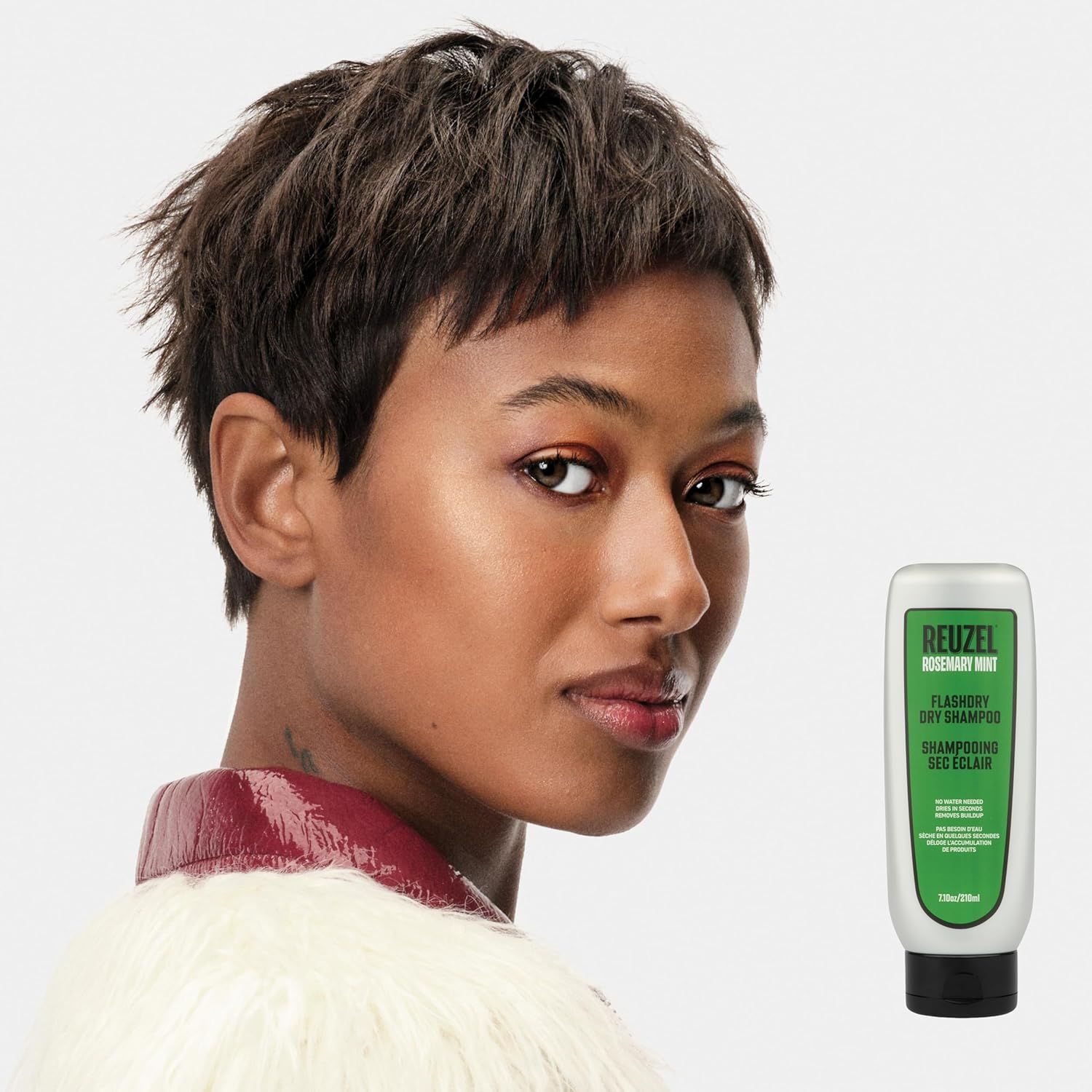 Reuzel Flashdry Dry Shampoo for Men, Instant Refresh Without Water - 7oz