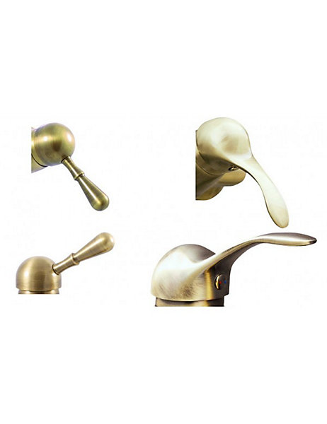 Mitigeur douche encastrable LABE en laiton bronze