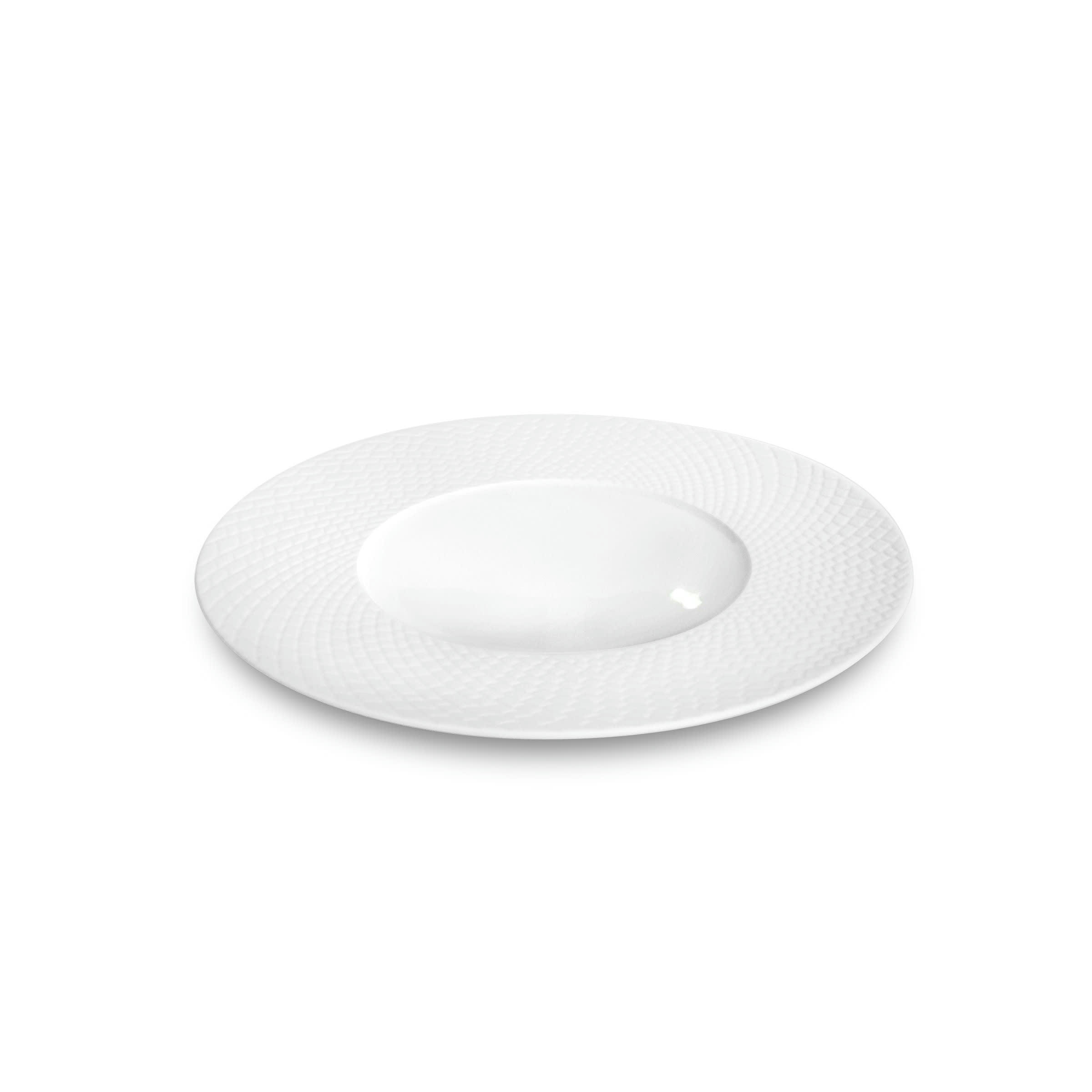 SHERANE - Assiette plate en Porcelaine Blanc