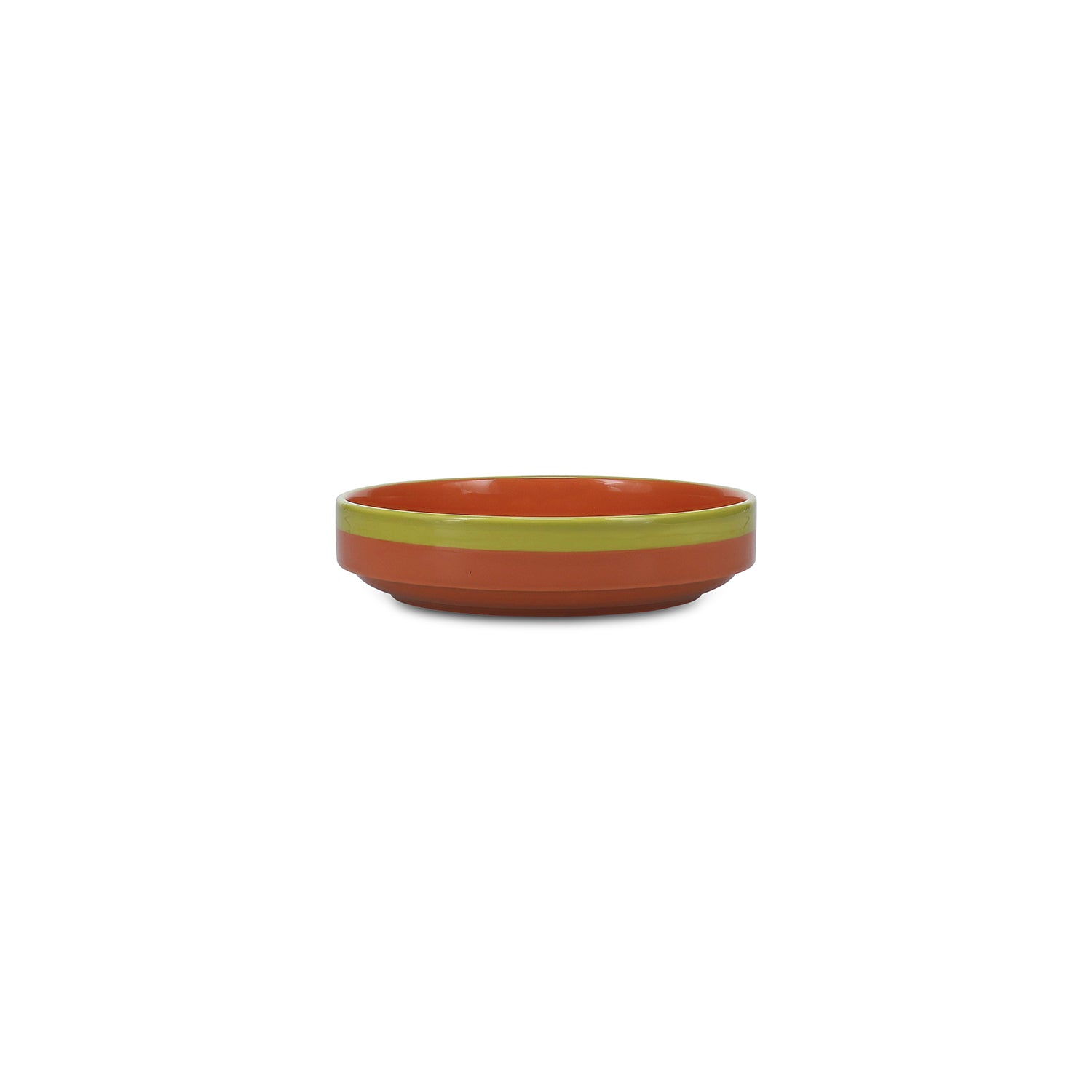 Ona - Kom 21x5cm oranje/groen Duo - Set van 2