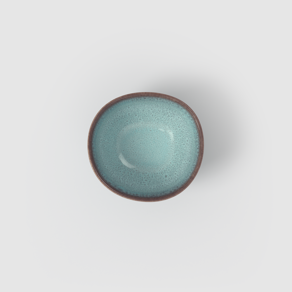 Lave Appetizer/ Dessert Bowl - Blue, 7.2 oz, stoneware