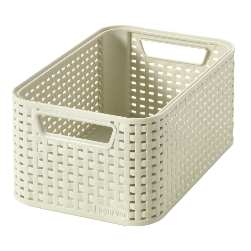Box de rangement Natural Style blanche 6L CURVER