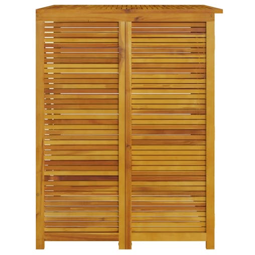 NNEVL Double Garbage Bin Shed 140x89x117 cm Solid Wood Acacia