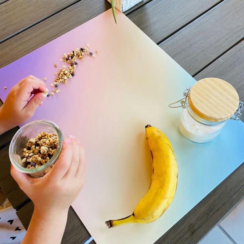 RAINBOW - Lot de 4 sets de table L 40xl 30cm Multicolore Arc en ciel