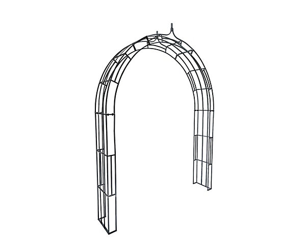 Arche de jardin CLEO - 200 cm revêtement en poudre noir