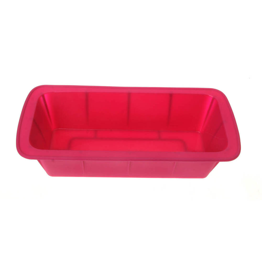 Moule à cake en silicone rose