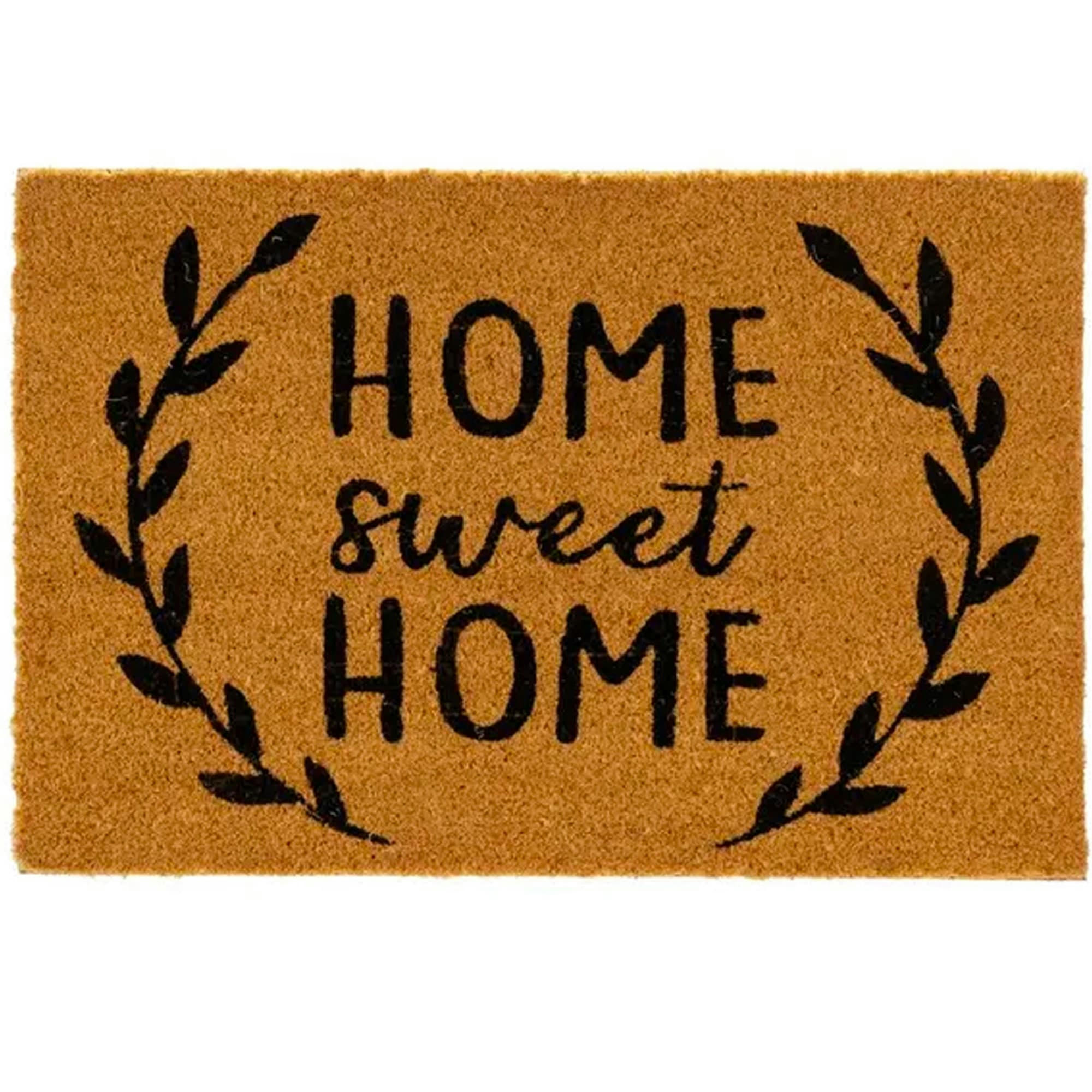 - Paillasson coco home sweet home branches d'olivier 60x40x1.5cm