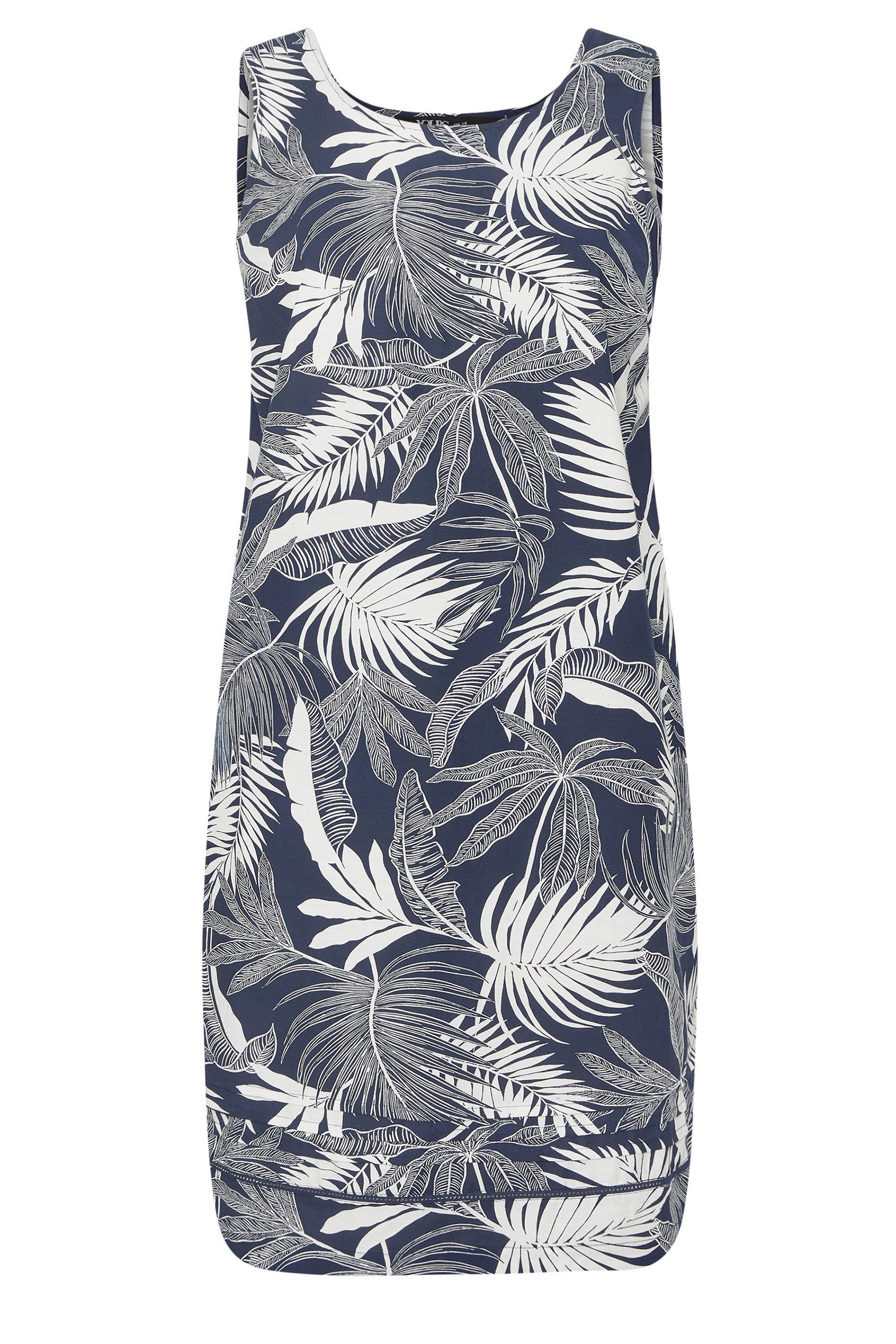Yours Palm Leaf Mini Dress