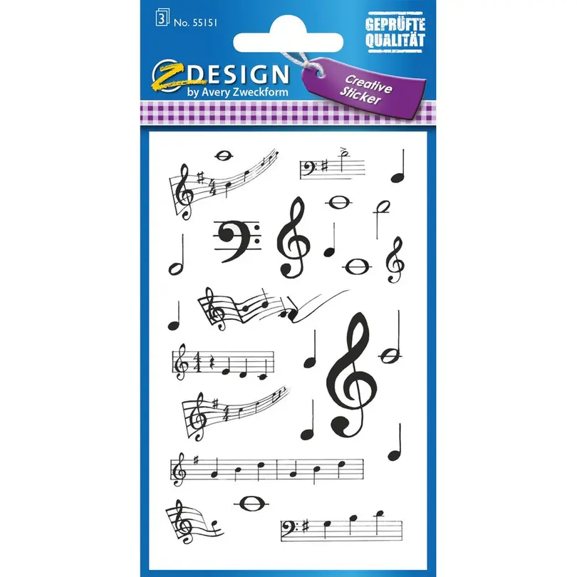 Sticker 3er-Set Kreativ