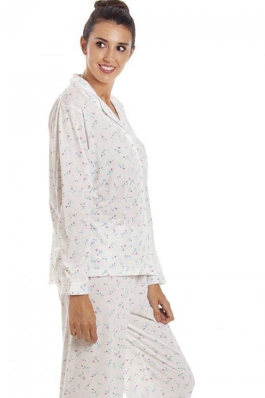 Camille Classic Jersey Long Sleeve Floral Pyjama Set