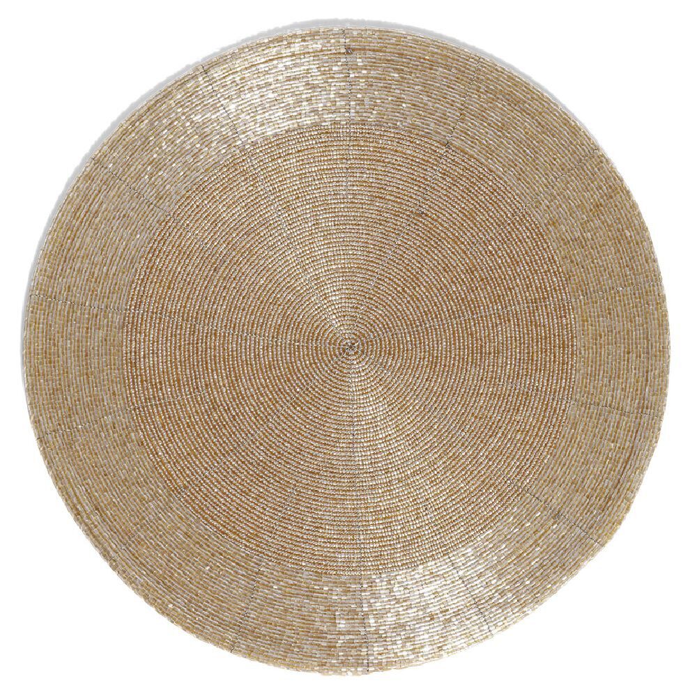 Set de table rond brillant Ø33cm - 4 modèles