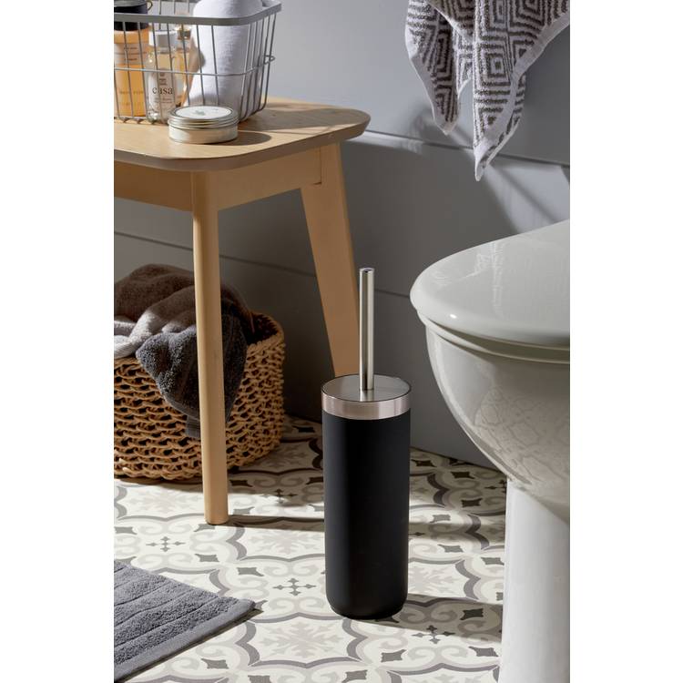 Habitat Toilet Brush - Black and Silver