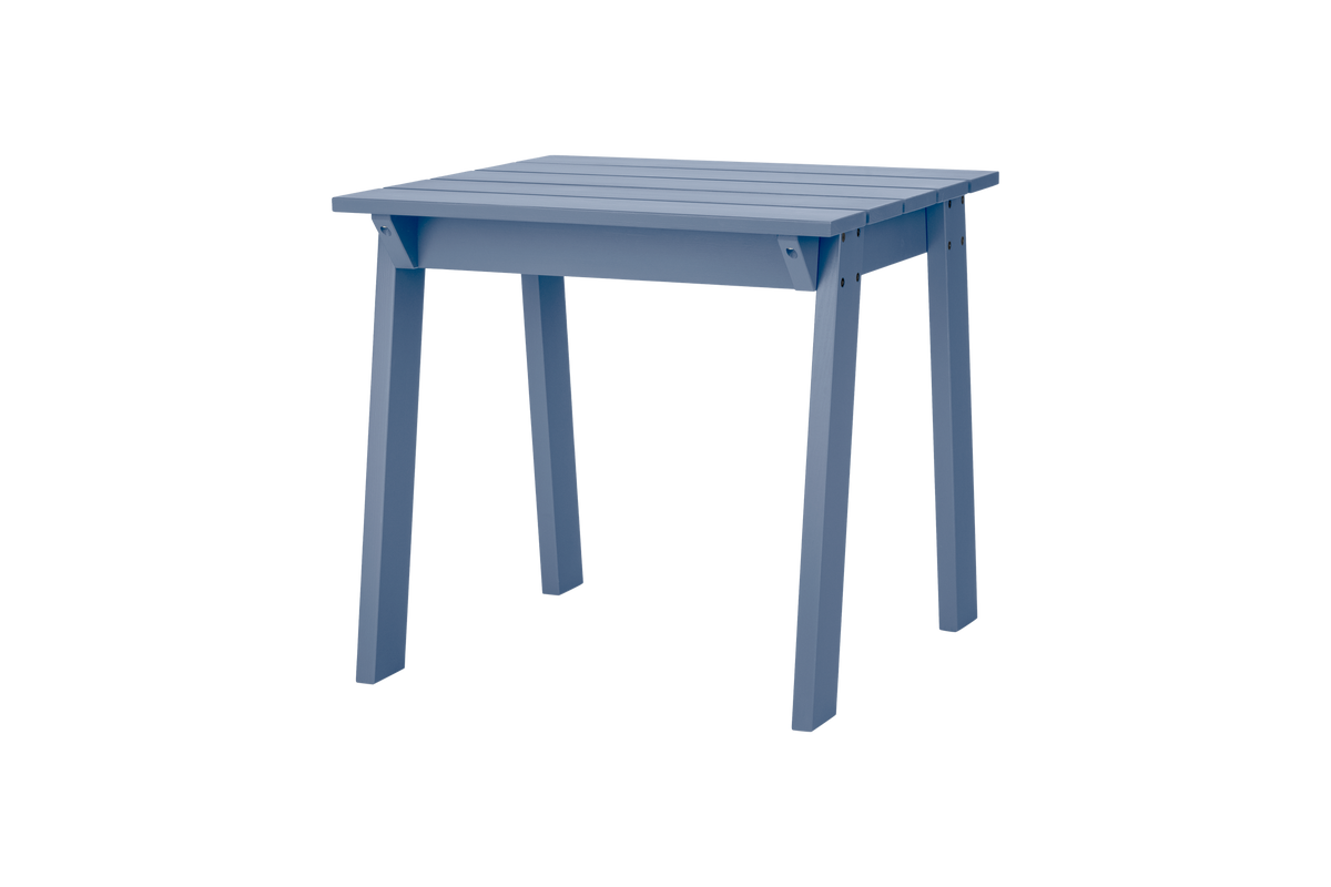 noo.ma Navo Table - Frosty Blue, grenenhout buiten tafel 79 x 77 cm