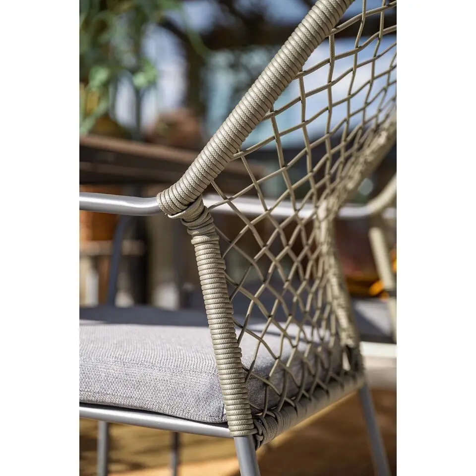 5-delige tuinset Dido stoel mosgroen -Rimini tafel- Garden Impressions