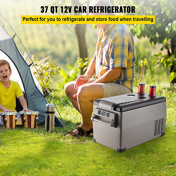 Mini frigo voiture 20L -20C a 20C 45W panneau numerique 0.2kWh 24h