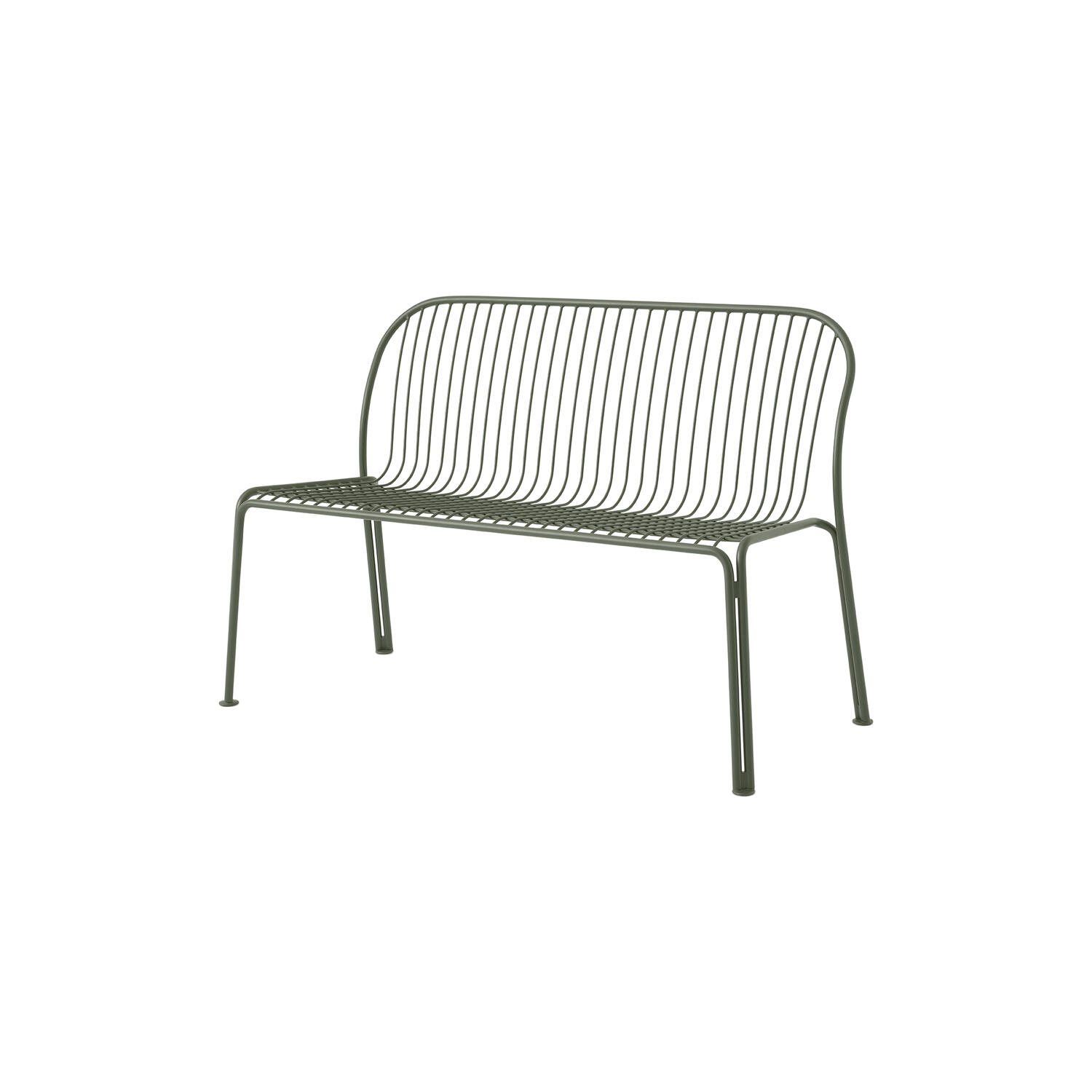 Thorvald SC111 Outdoor Dining Bench, bronze green
