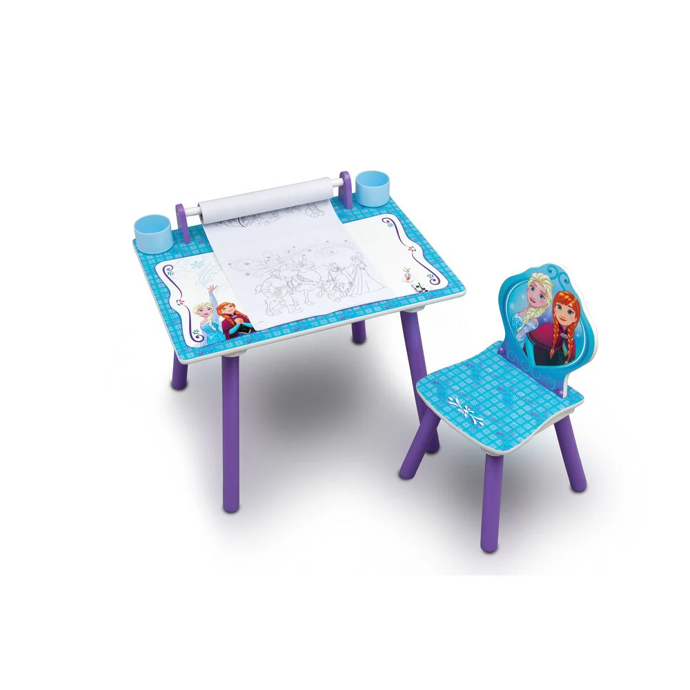 Disney Frozen Art Desk with Dry-Erase Tabletop by Delta Children