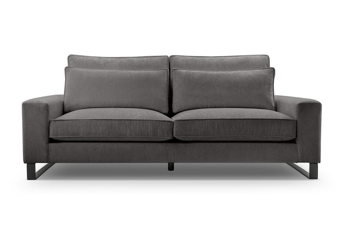 Sofa z loftowymi nogami LARA APHRODITE22 jasny szary